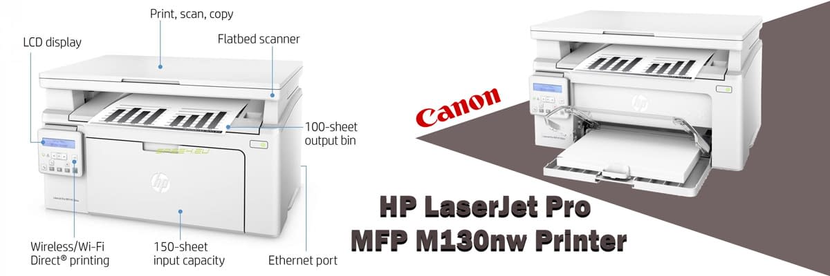 پرینتر ۳ کاره لیزری HP LaserJet Pro MFP M130nw - فروش پرینتر و چاپگر